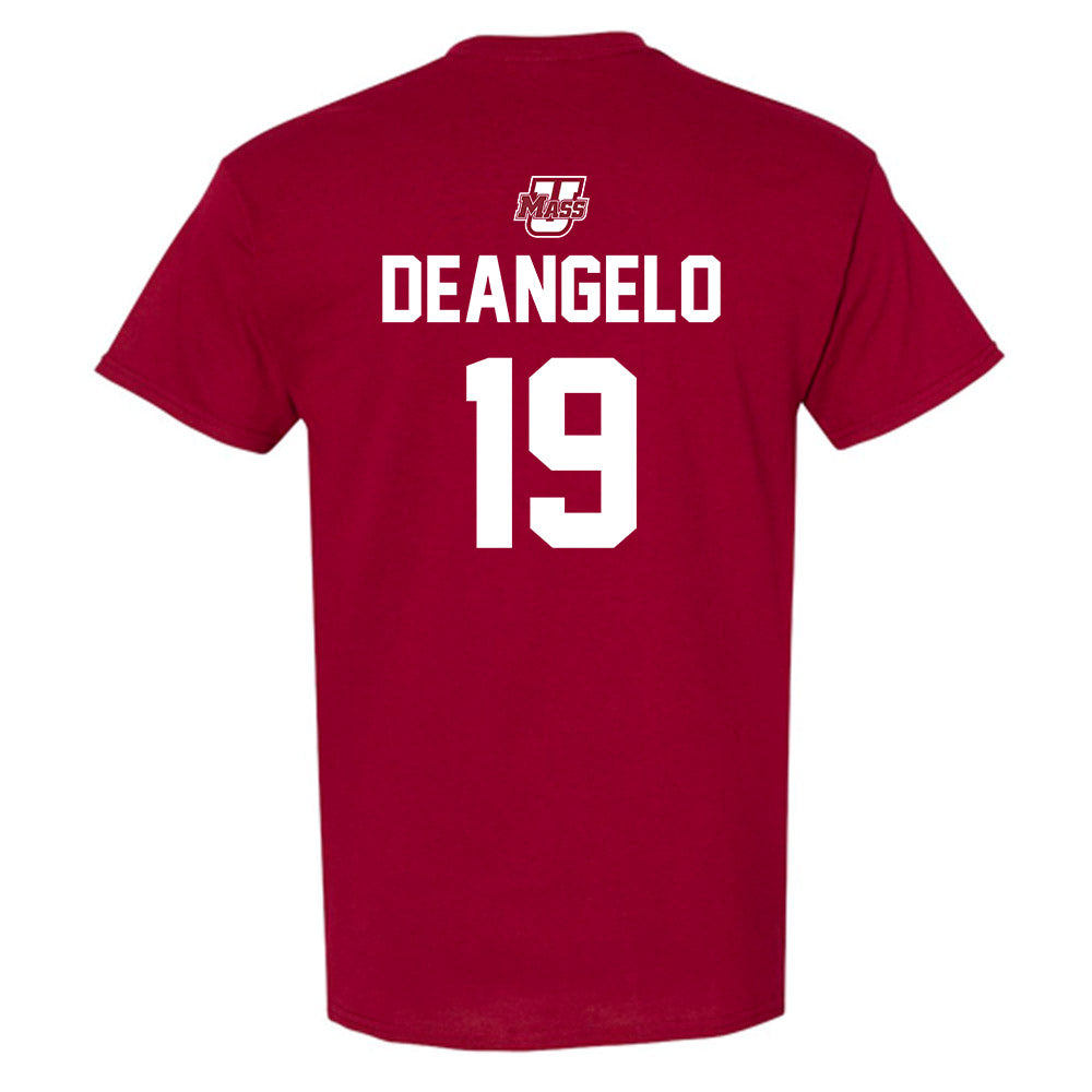 UMass - NCAA Men's Ice Hockey : Mikey DeAngelo - Shersey T-Shirt-2