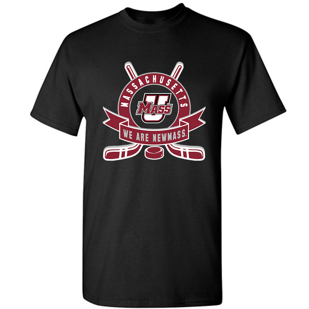 UMass - NCAA Men's Ice Hockey : Mikey DeAngelo - Shersey T-Shirt-0