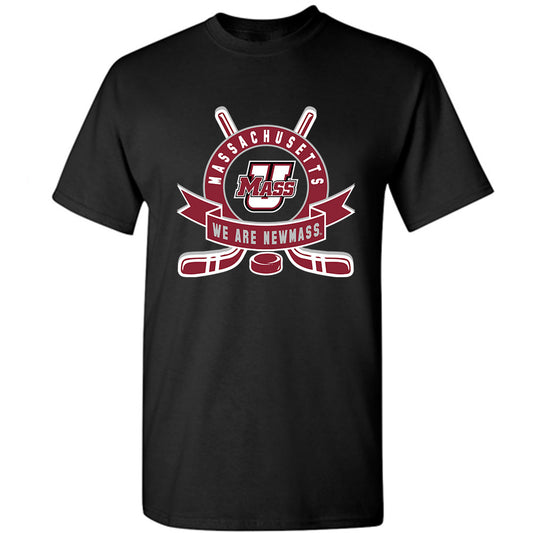 UMass - NCAA Men's Ice Hockey : Mikey DeAngelo - Shersey T-Shirt-0