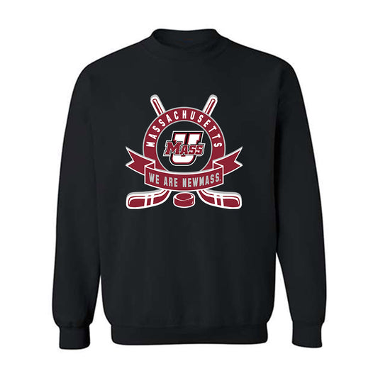 UMass - NCAA Men's Ice Hockey : Jackson Irving - Shersey Crewneck Sweatshirt-0