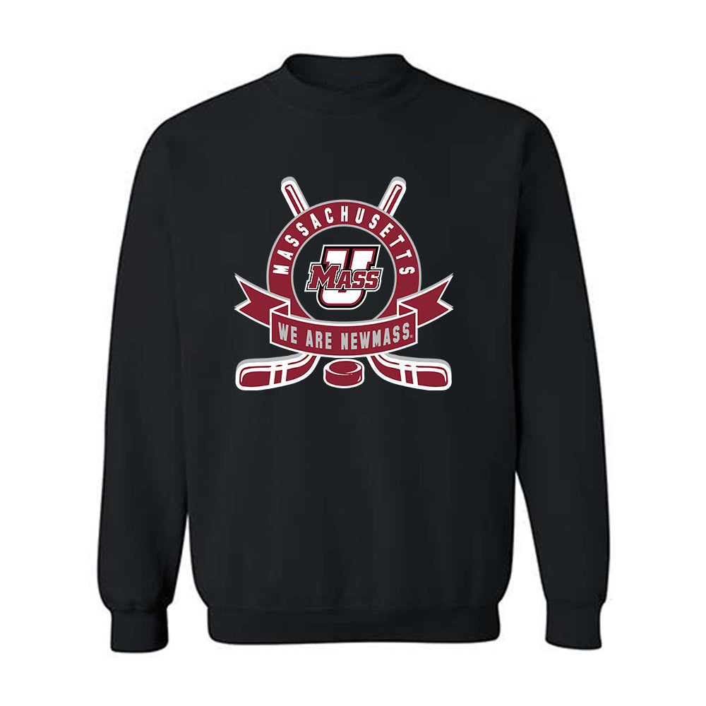 UMass - NCAA Men's Ice Hockey : Mikey DeAngelo - Shersey Crewneck Sweatshirt-0