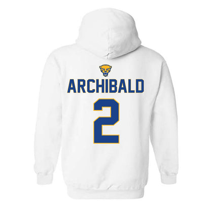 Pittsburgh - NCAA Women's Soccer : Mya Archibald - Sports Shersey Hooded Sweatshirt-1