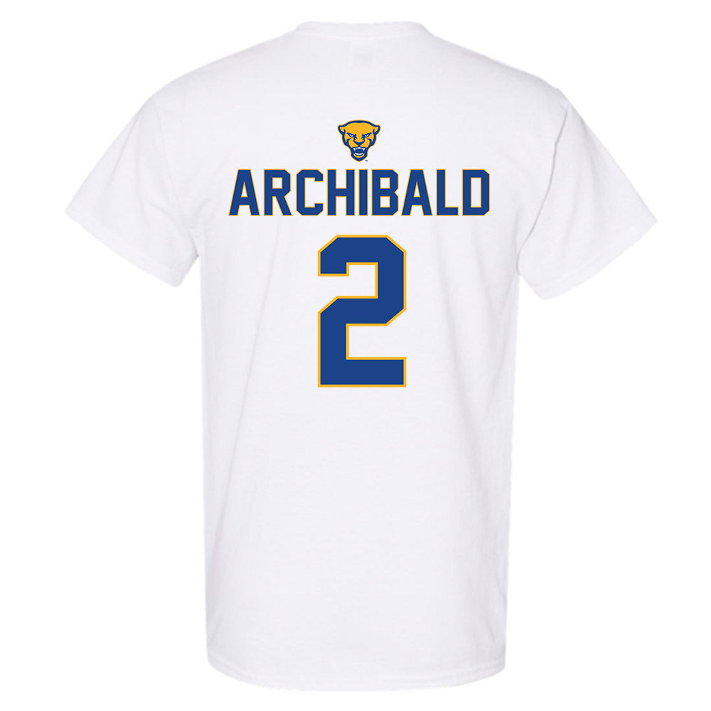 Pittsburgh - NCAA Women's Soccer : Mya Archibald - Sports Shersey T-Shirt-1
