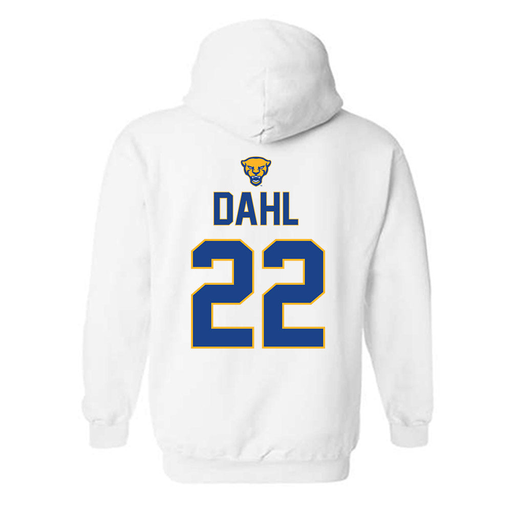 Pittsburgh - NCAA Men's Soccer : Lasse Dahl - Sports Shersey Hooded Sweatshirt-1