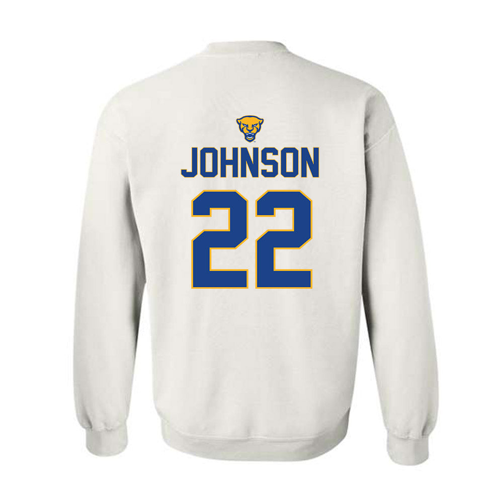 Pittsburgh - NCAA Women's Soccer : Savannah Johnson - Sports Shersey Crewneck Sweatshirt-1