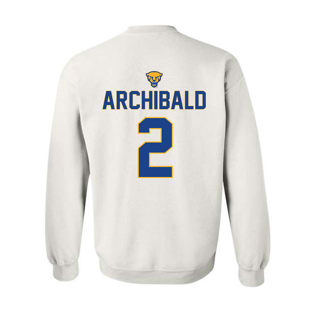 Pittsburgh - NCAA Women's Soccer : Mya Archibald - Sports Shersey Crewneck Sweatshirt-1