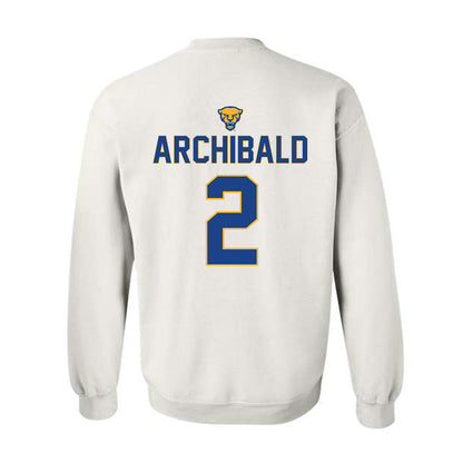 Pittsburgh - NCAA Women's Soccer : Mya Archibald - Sports Shersey Crewneck Sweatshirt-1