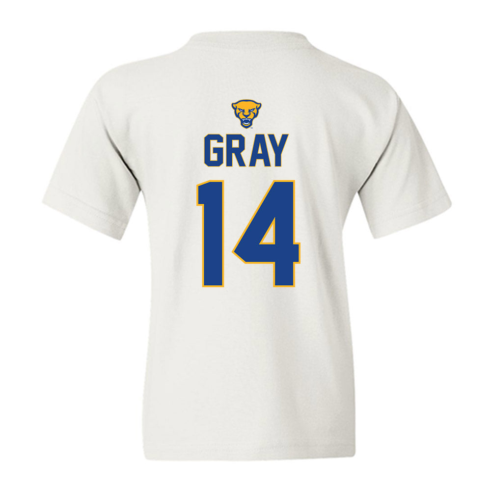 Pittsburgh - NCAA Baseball : Mikey Gray - Sports Shersey Youth T-Shirt-1