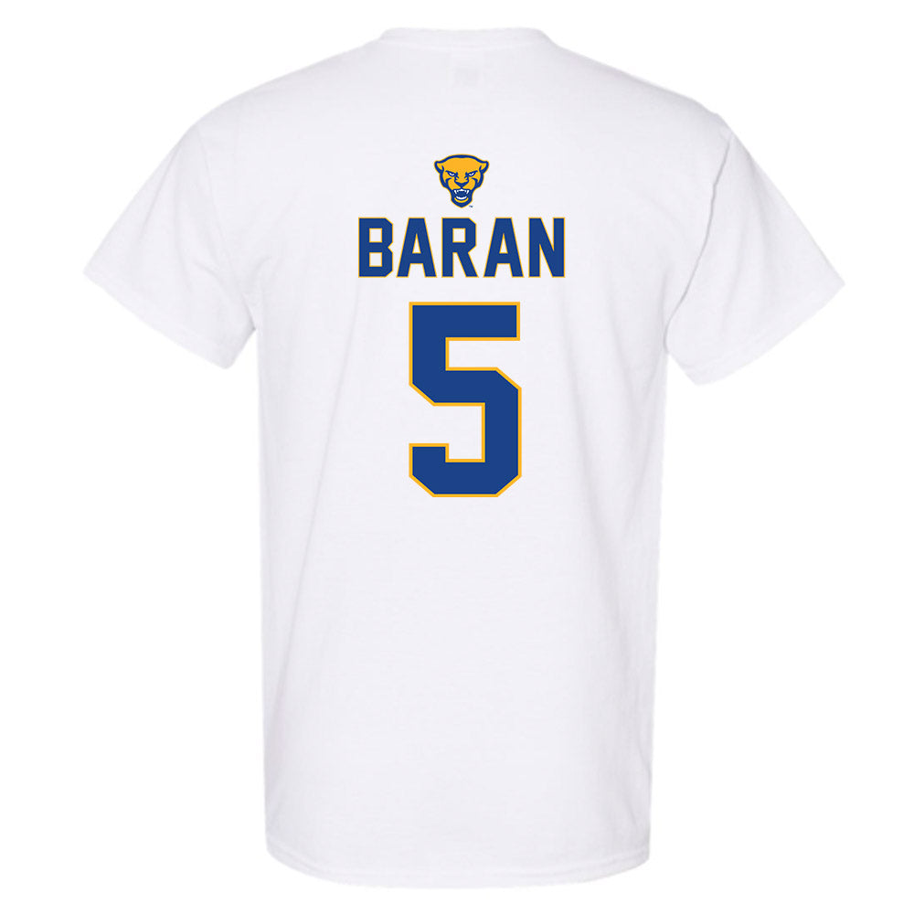 Pittsburgh - NCAA Baseball : Joey Baran - Sports Shersey T-Shirt-1