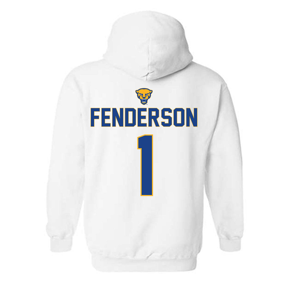 Pittsburgh - NCAA Baseball : Trey Fenderson - Sports Shersey Hooded Sweatshirt-1