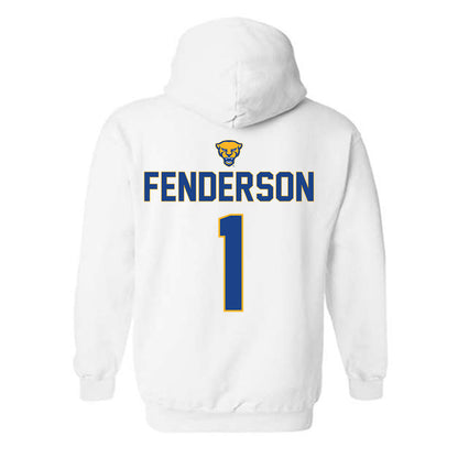 Pittsburgh - NCAA Baseball : Trey Fenderson - Sports Shersey Hooded Sweatshirt-1