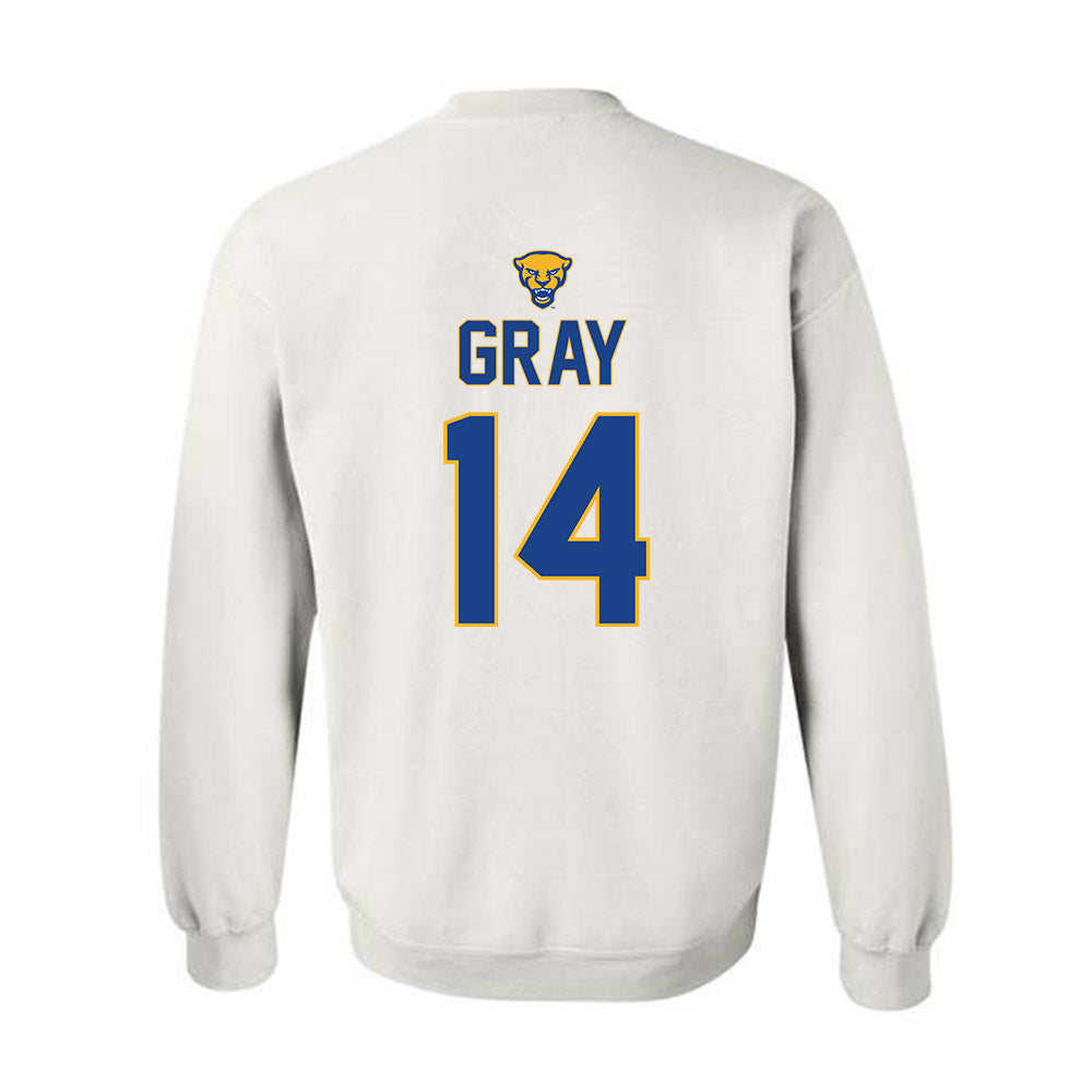 Pittsburgh - NCAA Baseball : Mikey Gray - Sports Shersey Crewneck Sweatshirt-1