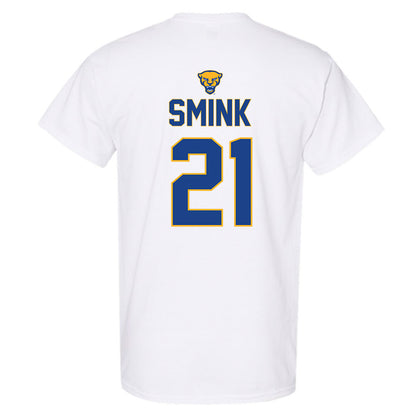 Pittsburgh - NCAA Baseball : Eddie Smink - Sports Shersey T-Shirt-1