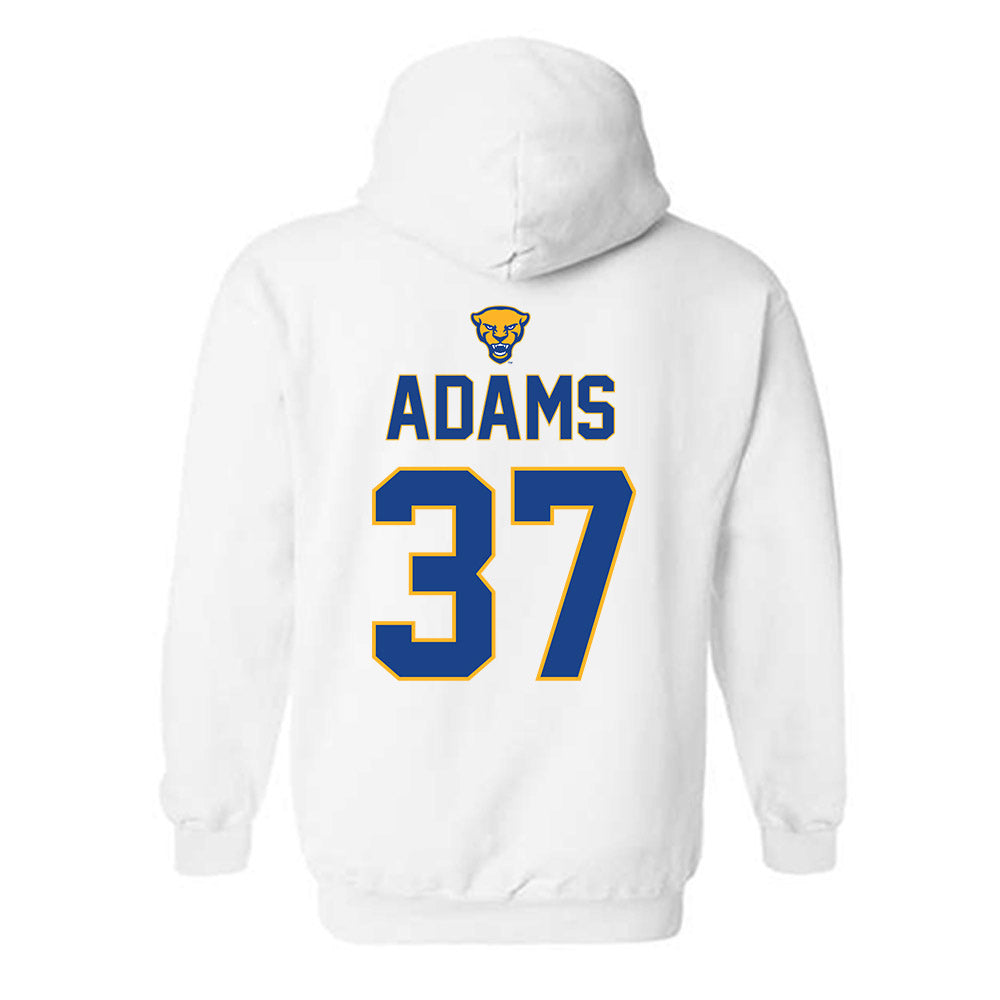 Pittsburgh - NCAA Baseball : JT Adams - Sports Shersey Hooded Sweatshirt-1
