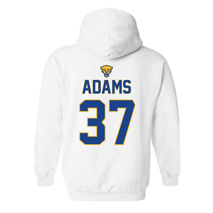 Pittsburgh - NCAA Baseball : JT Adams - Sports Shersey Hooded Sweatshirt-1
