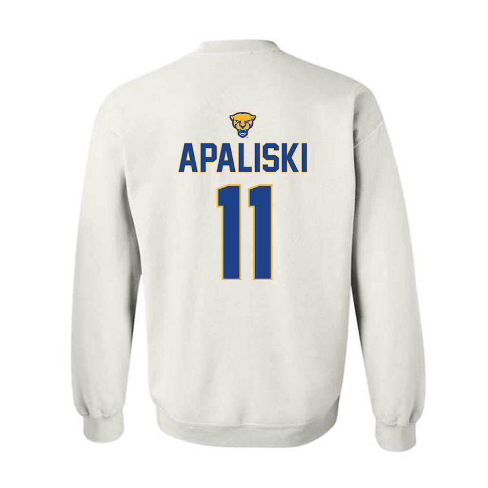Pittsburgh - NCAA Baseball : Ryan Apaliski - Sports Shersey Crewneck Sweatshirt-1
