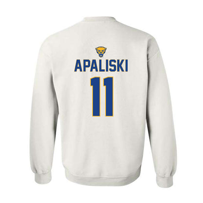 Pittsburgh - NCAA Baseball : Ryan Apaliski - Sports Shersey Crewneck Sweatshirt-1