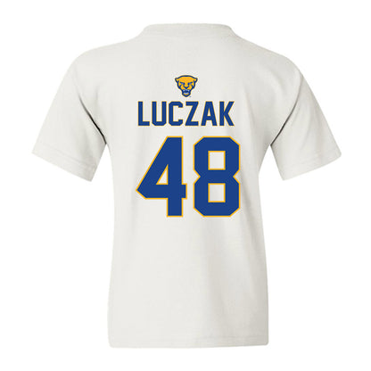 Pittsburgh - NCAA Baseball : Andrew Luczak - Sports Shersey Youth T-Shirt-1