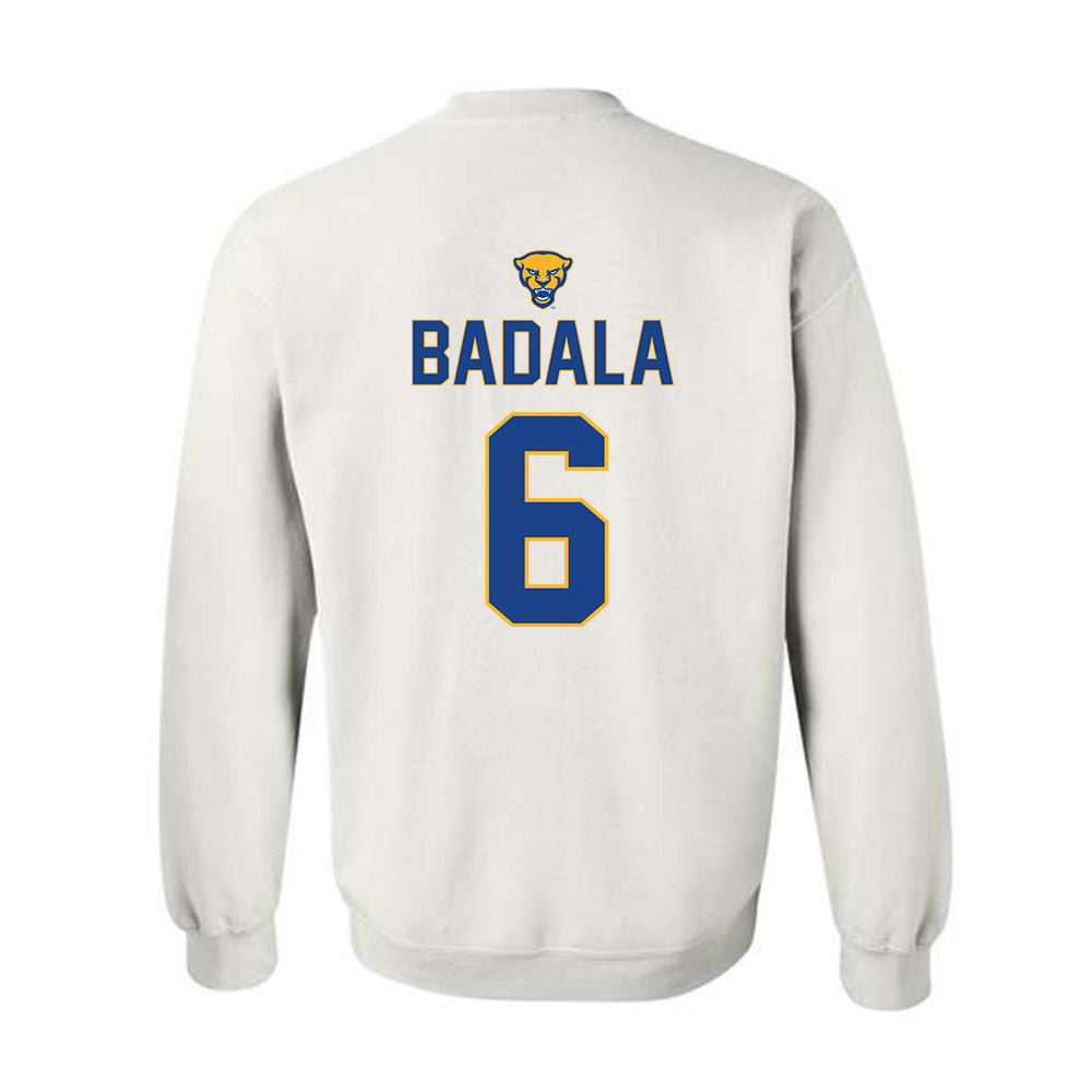 Pittsburgh - NCAA Baseball : John Badala - Sports Shersey Crewneck Sweatshirt-1