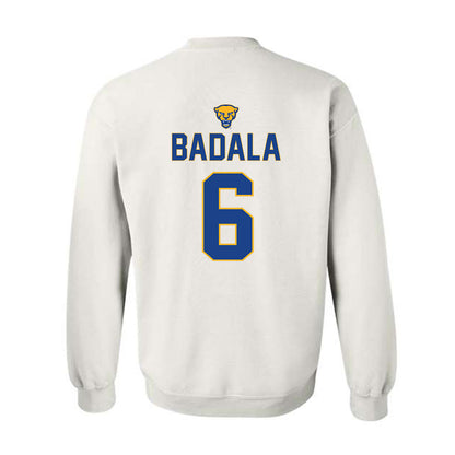Pittsburgh - NCAA Baseball : John Badala - Sports Shersey Crewneck Sweatshirt-1