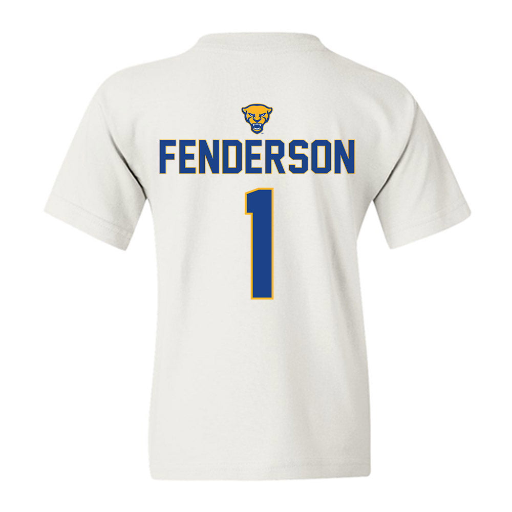 Pittsburgh - NCAA Baseball : Trey Fenderson - Sports Shersey Youth T-Shirt-1