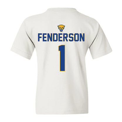 Pittsburgh - NCAA Baseball : Trey Fenderson - Sports Shersey Youth T-Shirt-1
