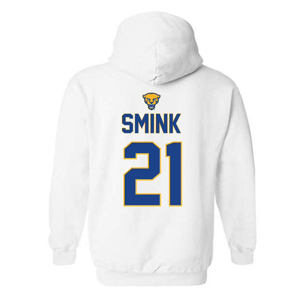 Pittsburgh - NCAA Baseball : Eddie Smink - Sports Shersey Hooded Sweatshirt-1