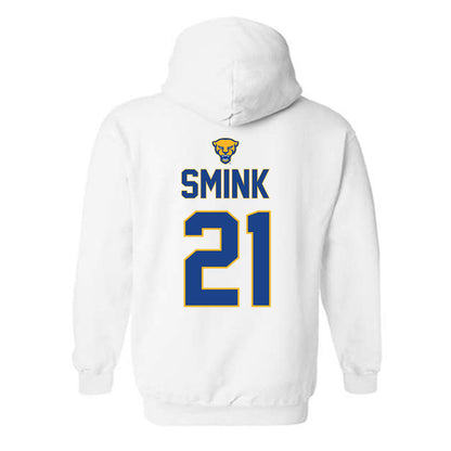 Pittsburgh - NCAA Baseball : Eddie Smink - Sports Shersey Hooded Sweatshirt-1