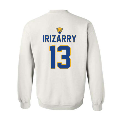 Pittsburgh - NCAA Baseball : Julian Irizarry - Sports Shersey Crewneck Sweatshirt-1