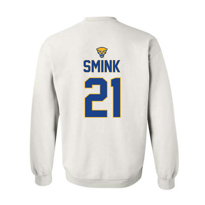 Pittsburgh - NCAA Baseball : Eddie Smink - Sports Shersey Crewneck Sweatshirt-1