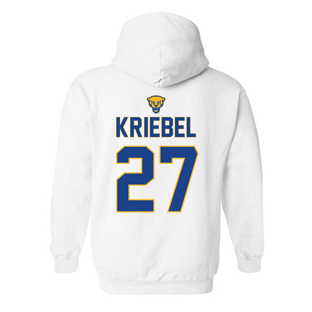 Pittsburgh - NCAA Baseball : Chase Kriebel - Sports Shersey Hooded Sweatshirt-1