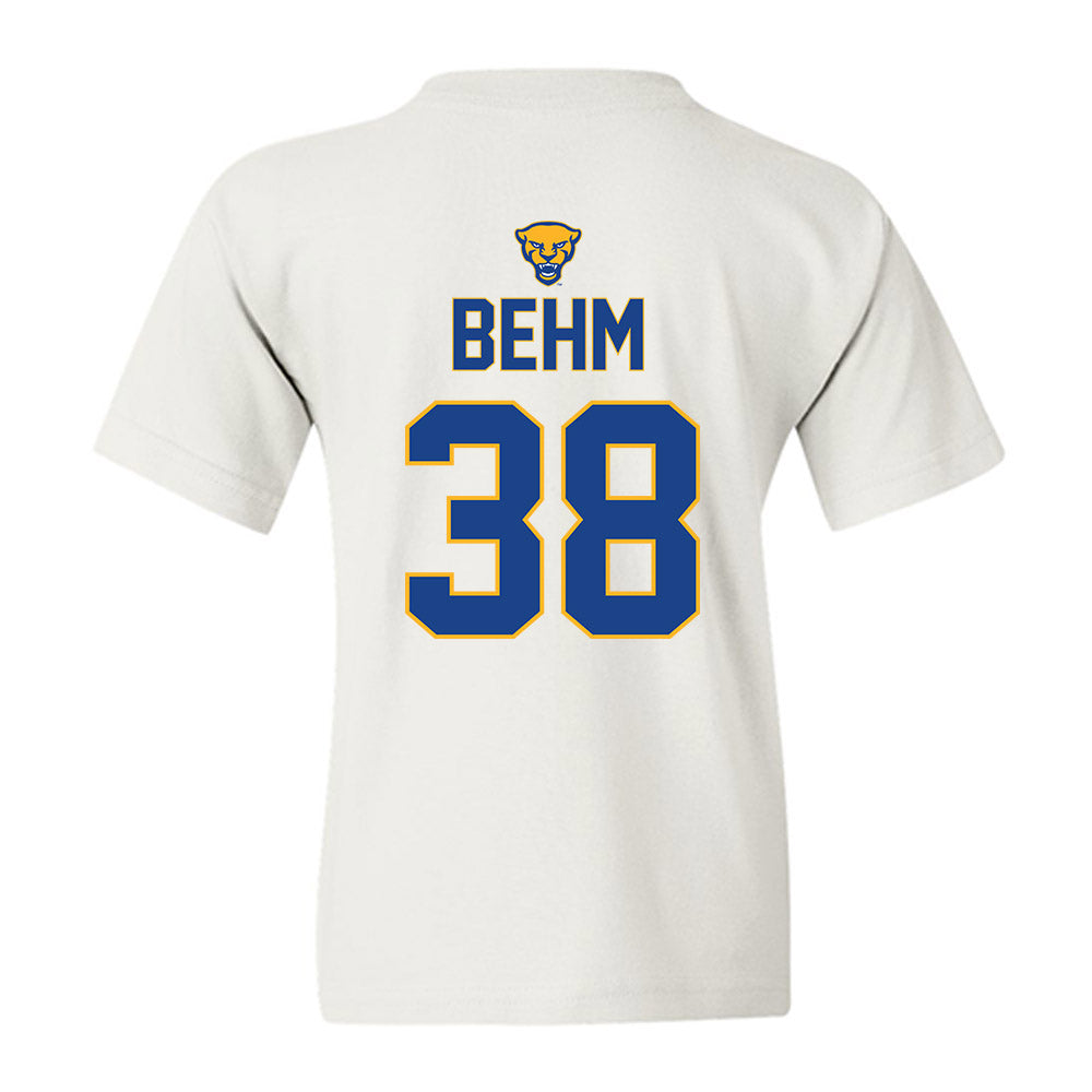 Pittsburgh - NCAA Baseball : Nolan Behm - Sports Shersey Youth T-Shirt-1