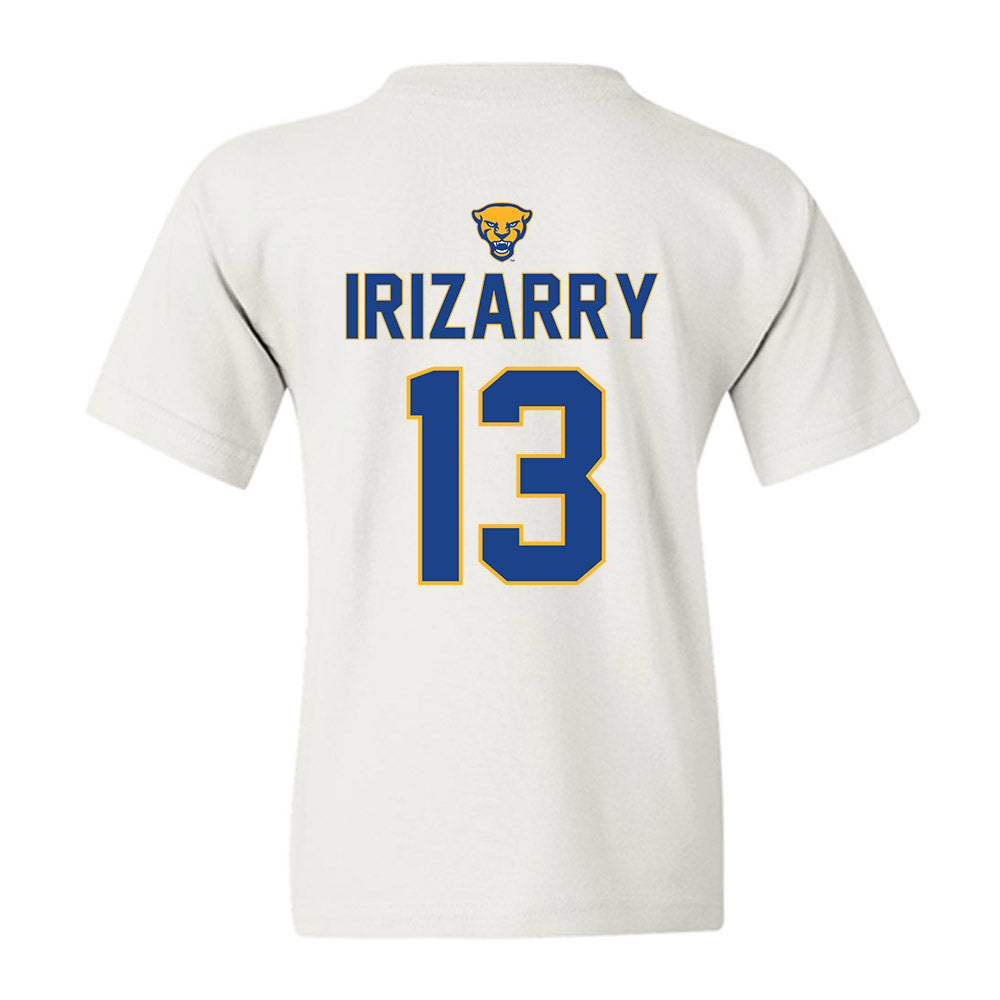 Pittsburgh - NCAA Baseball : Julian Irizarry - Sports Shersey Youth T-Shirt-1