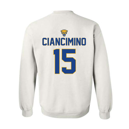 Pittsburgh - NCAA Baseball : joey ciancimino - Sports Shersey Crewneck Sweatshirt-1
