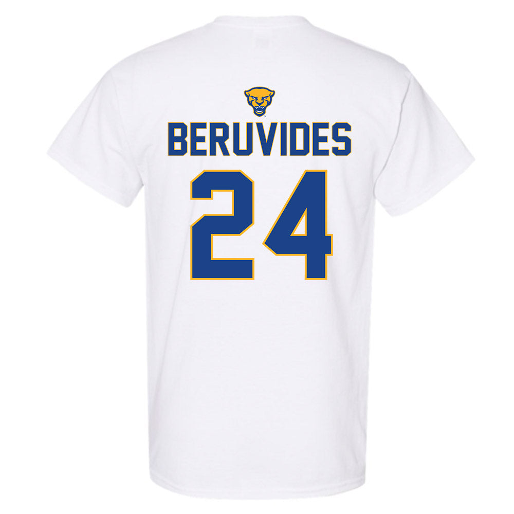 Pittsburgh - NCAA Baseball : Freddy Beruvides - Sports Shersey T-Shirt-1