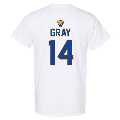 Pittsburgh - NCAA Baseball : Mikey Gray - Sports Shersey T-Shirt-1