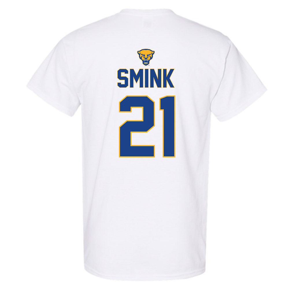 Pittsburgh - NCAA Baseball : Eddie Smink - Sports Shersey T-Shirt-1