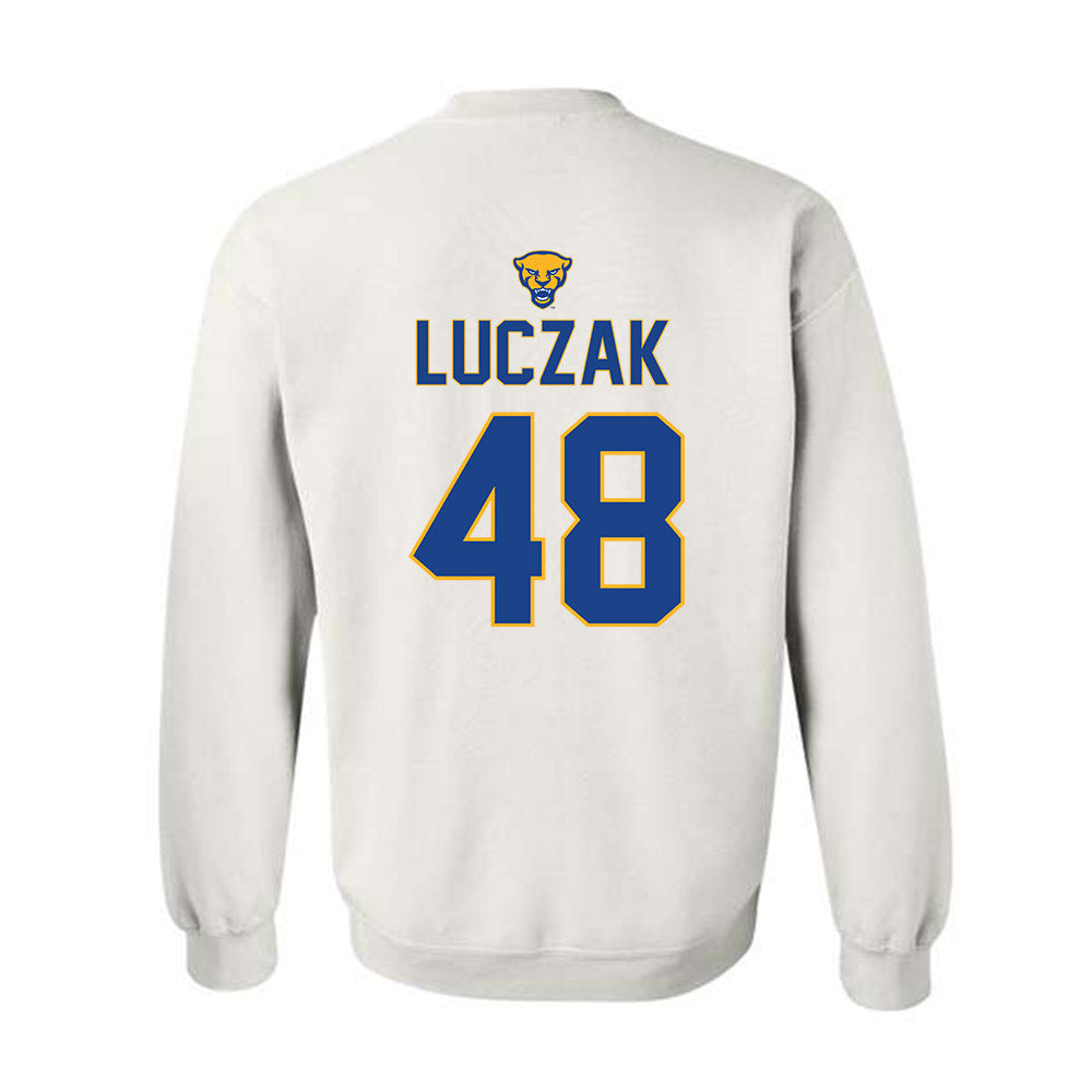 Pittsburgh - NCAA Baseball : Andrew Luczak - Sports Shersey Crewneck Sweatshirt-1