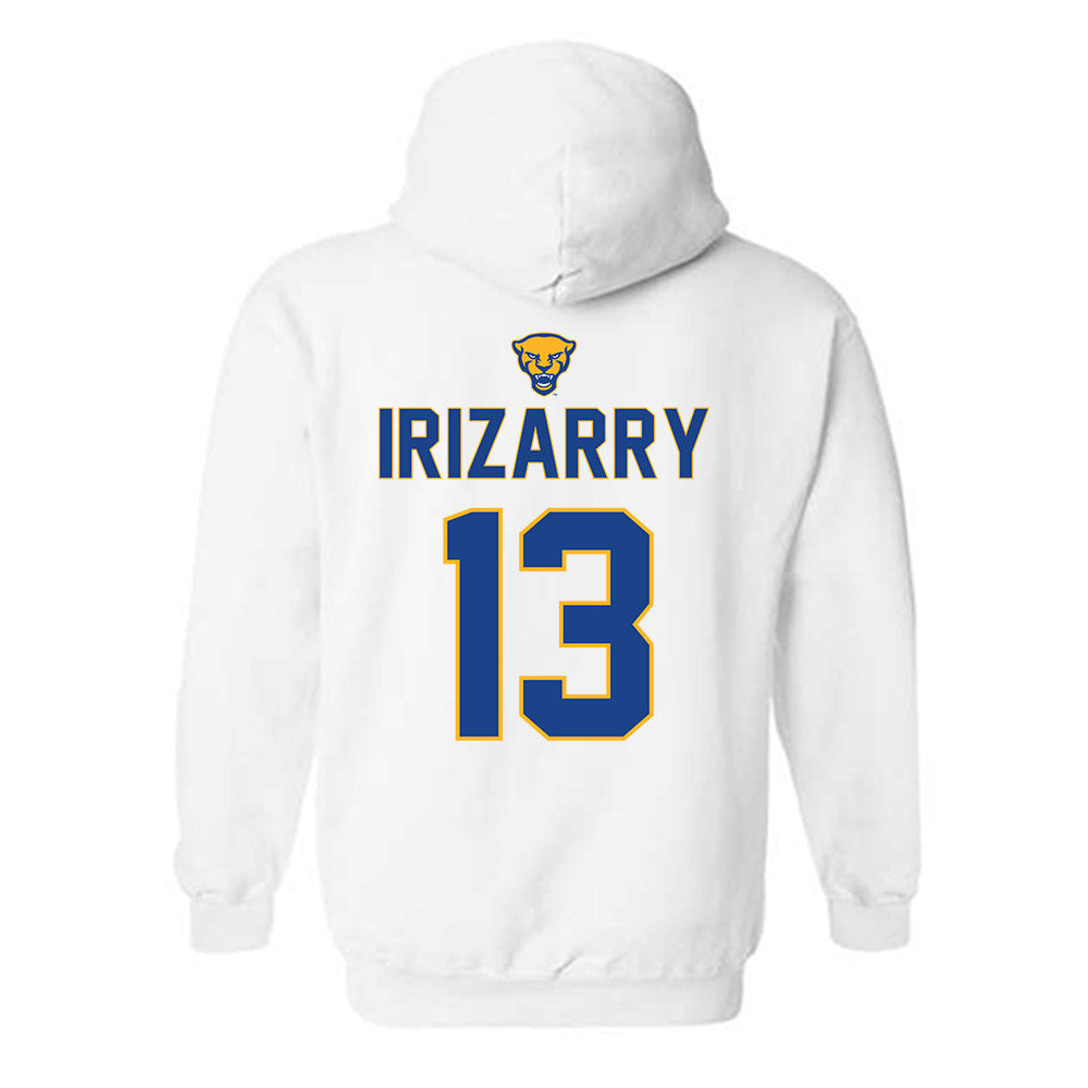Pittsburgh - NCAA Baseball : Julian Irizarry - Sports Shersey Hooded Sweatshirt-1