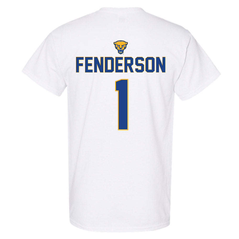 Pittsburgh - NCAA Baseball : Trey Fenderson - Sports Shersey T-Shirt-1