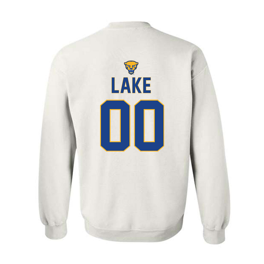 Pittsburgh - NCAA Baseball : Aaron Lake - Sports Shersey Crewneck Sweatshirt-1