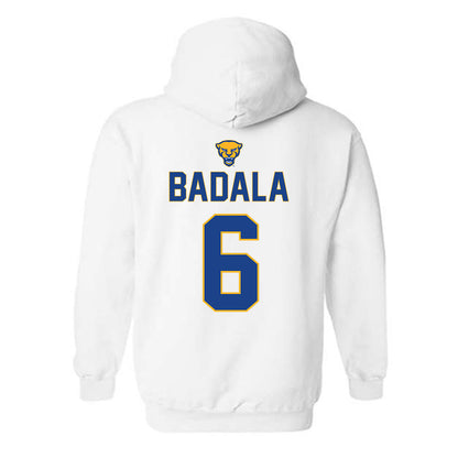 Pittsburgh - NCAA Baseball : John Badala - Sports Shersey Hooded Sweatshirt-1