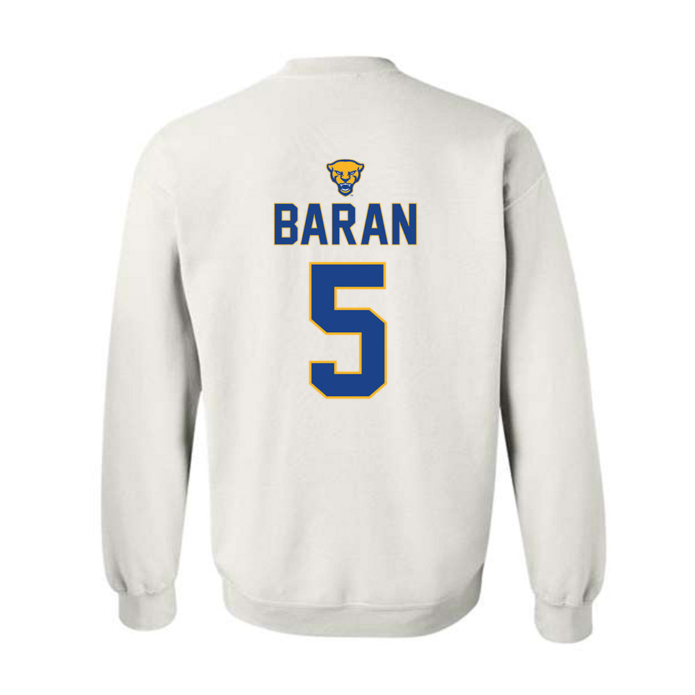 Pittsburgh - NCAA Baseball : Joey Baran - Sports Shersey Crewneck Sweatshirt-1