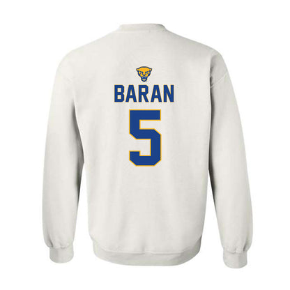 Pittsburgh - NCAA Baseball : Joey Baran - Sports Shersey Crewneck Sweatshirt-1