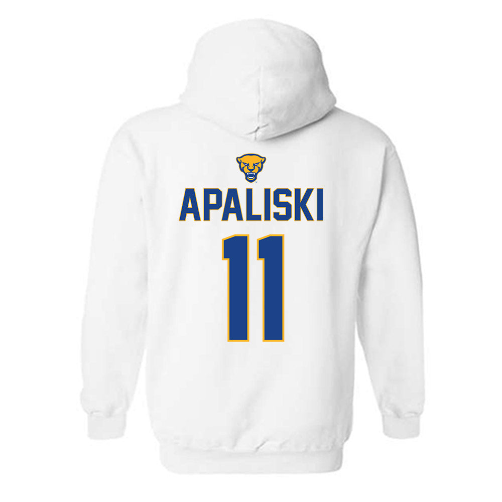 Pittsburgh - NCAA Baseball : Ryan Apaliski - Sports Shersey Hooded Sweatshirt-1
