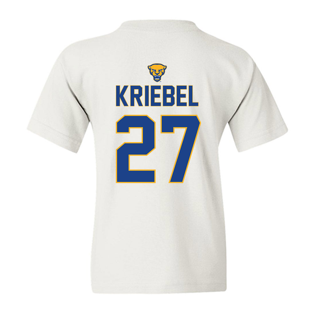 Pittsburgh - NCAA Baseball : Chase Kriebel - Sports Shersey Youth T-Shirt-1