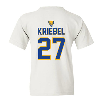Pittsburgh - NCAA Baseball : Chase Kriebel - Sports Shersey Youth T-Shirt-1