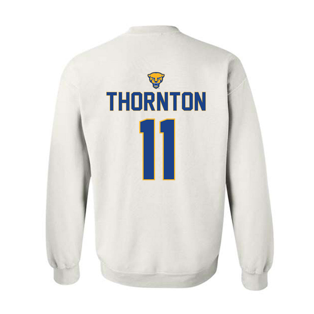Pittsburgh - NCAA Softball : Amelia Thornton - Sports Shersey Crewneck Sweatshirt-1