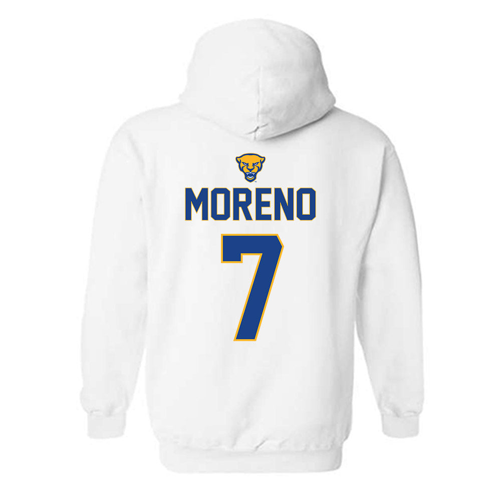 Pittsburgh - NCAA Softball : Luci Moreno - Sports Shersey Hooded Sweatshirt-1