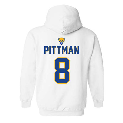 Pittsburgh - NCAA Softball : Kyra Pittman - Sports Shersey Hooded Sweatshirt-1